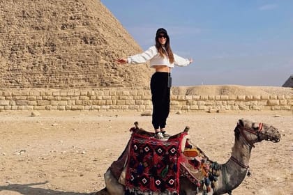 Pyramids of Giza Necropolis with Entry Ticket inside the Pyramid