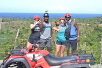 ATV 4 wheel off Road from Amber Cove & Taino bay port silver 4