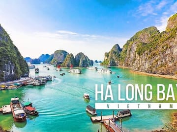 Halong Bay and Cave Full-Day Cruise with Lunch, Island & Beach