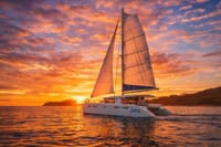 Costa Rica Sunset Catamaran Cruise Open Bar Snorkeling 1