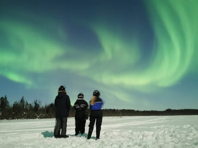 Northern Lights Sledge Ride 9