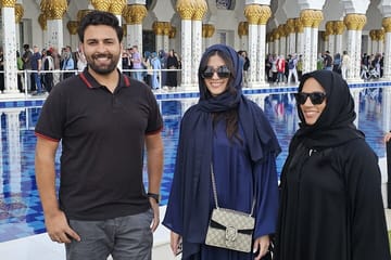 Dubai To Abu-Dhabi Tour:Grand Mosque, Emirates Palace & Corniche