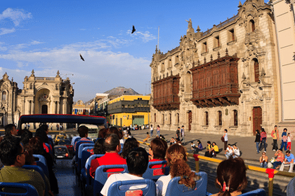 Lima City Tour: 360° Panoramic Bus Exploration