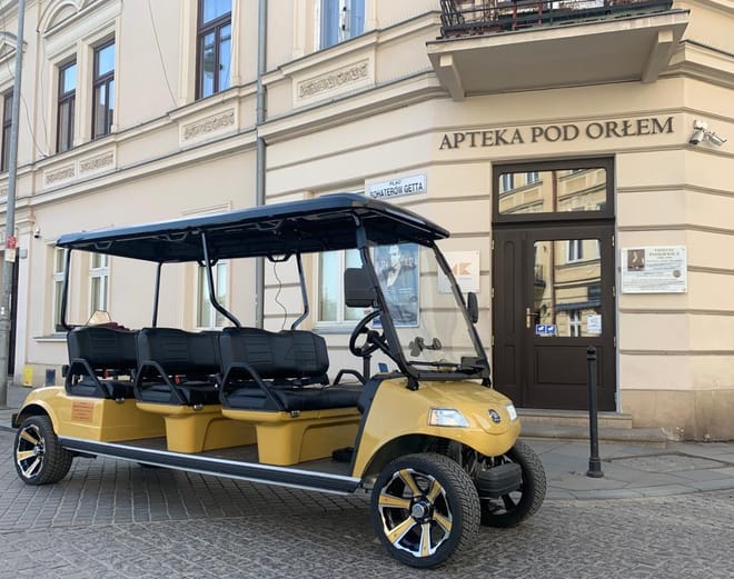 Krakow: Kazimierz Quarter and former Jewish Ghetto Sightseeing by Electric Golf Cart 8