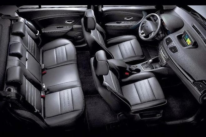 Interior of Car.