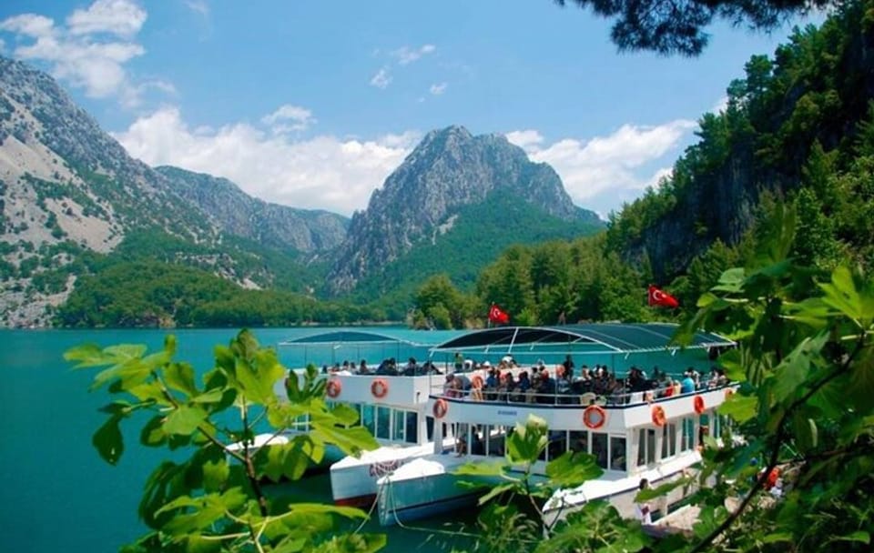 Green Canyon Boat Tour with Lunch and Soft Drinks from Antalya