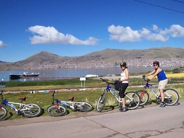 Mountain Biking Tour Around Lake Titicaca in Puno, Peru