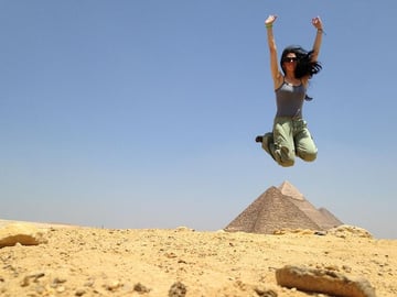 Giza Pyramids and Sphinx Egypt