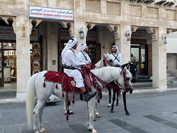 Traditional Arabic Food Tour @ Souq Waqif with Doha Skyline Views