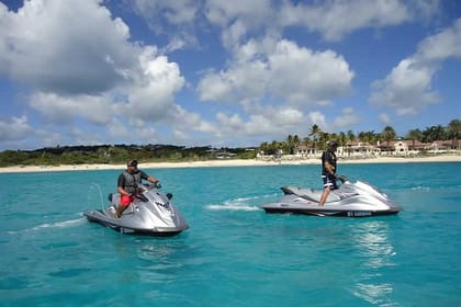 St. Maarten Jet Ski Guided Tour & Beach