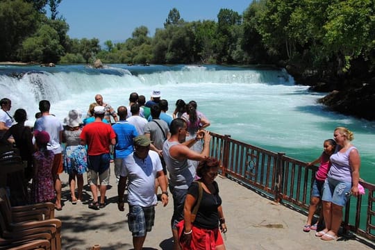 Manavgat River Boat, Bazaar, Waterfall Tour from Belek