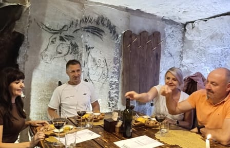 Stone Age Experience and Wine Tasting in Brănești, Moldova
