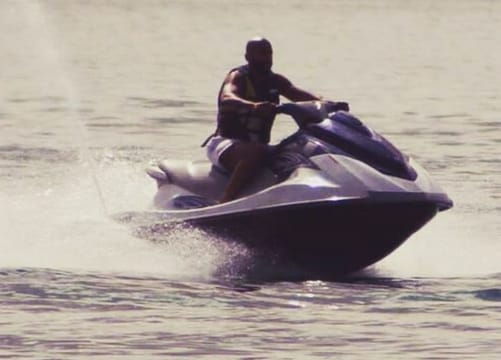Jet Ski at Lake Takerkoust