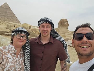 VIP Private Giza Pyramids Sphinx Saqqara and Memphis Tour