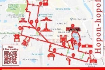 Hanoi City Hop On Hop Off Tour for 24 Hours