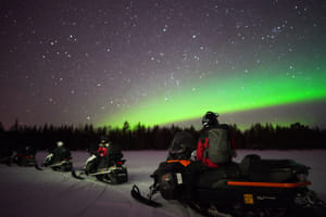 Snowmobile Photography Trip to Hunt the Auroras