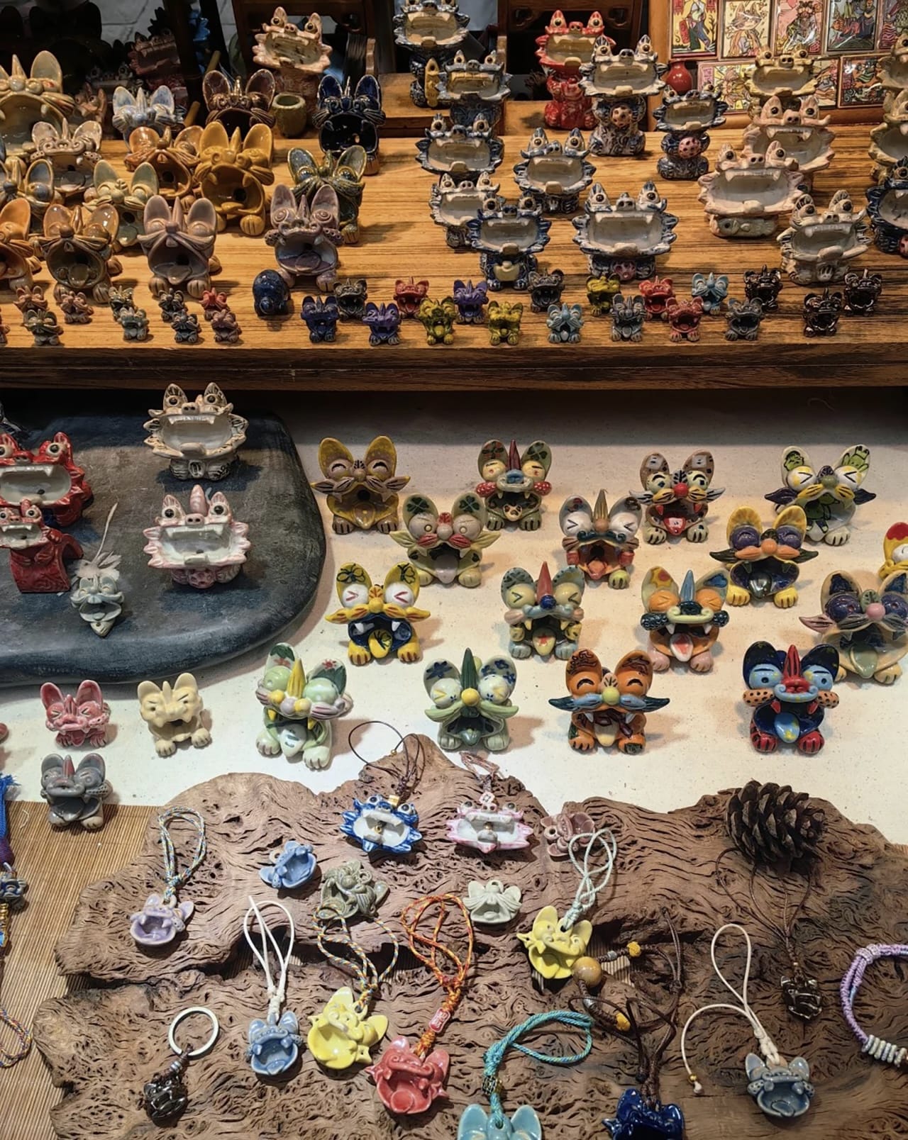 Colorful Tile cat finished product display