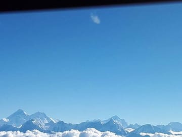 Mountain Flight – Mt. Everest Mt. Annapurna and other Mountains View via Flight