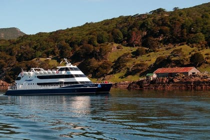 Beagle Channel Navigation with trekking at the Bridges Islands