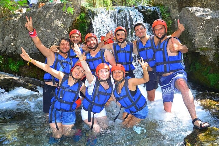 Canyoning Rafting and Zipline Adventure from Antalya
