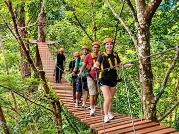 Flying Hanuman Zipline & Abseil Adventure with Hotel Transfer