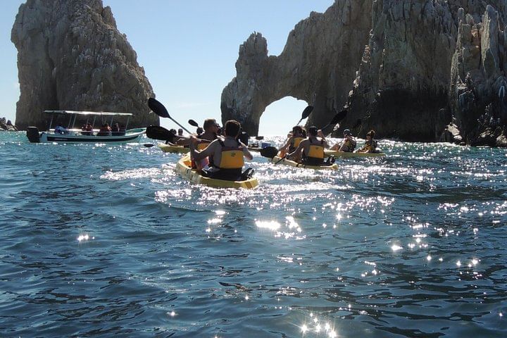 Los Cabos Arch and Playa del Amor Tour by Glass Bottom Kayak