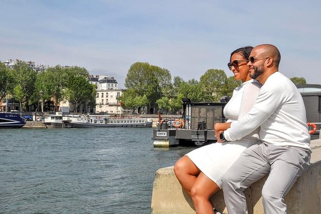 Paris Engagement Proposal Private Walking Tour with Professional Photographer 6
