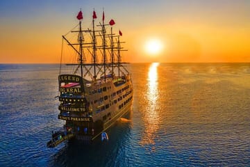Pirate Ship Cruise Experience in Alanya with Transfers