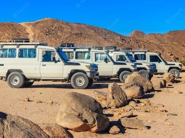 Jeep Adventure and Snorkeling at Canyon Salama and Dahab