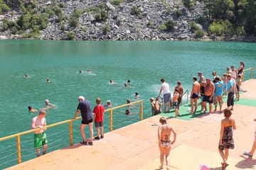 Green Canyon Boat Tour with Lunch and Soft Drinks from Side