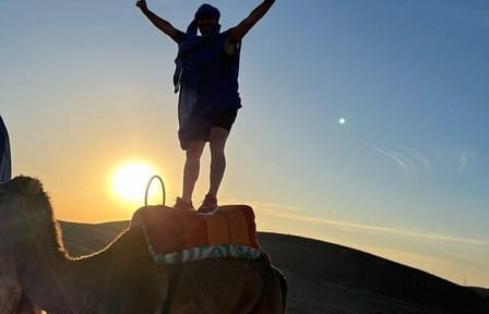Camel Ride and Sunset Experience in Agafay Desert from Marrakech