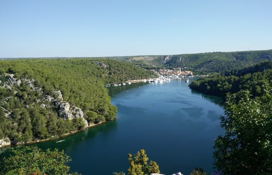 Krka Waterfalls and Lake Cruise with Skradin Town Visit