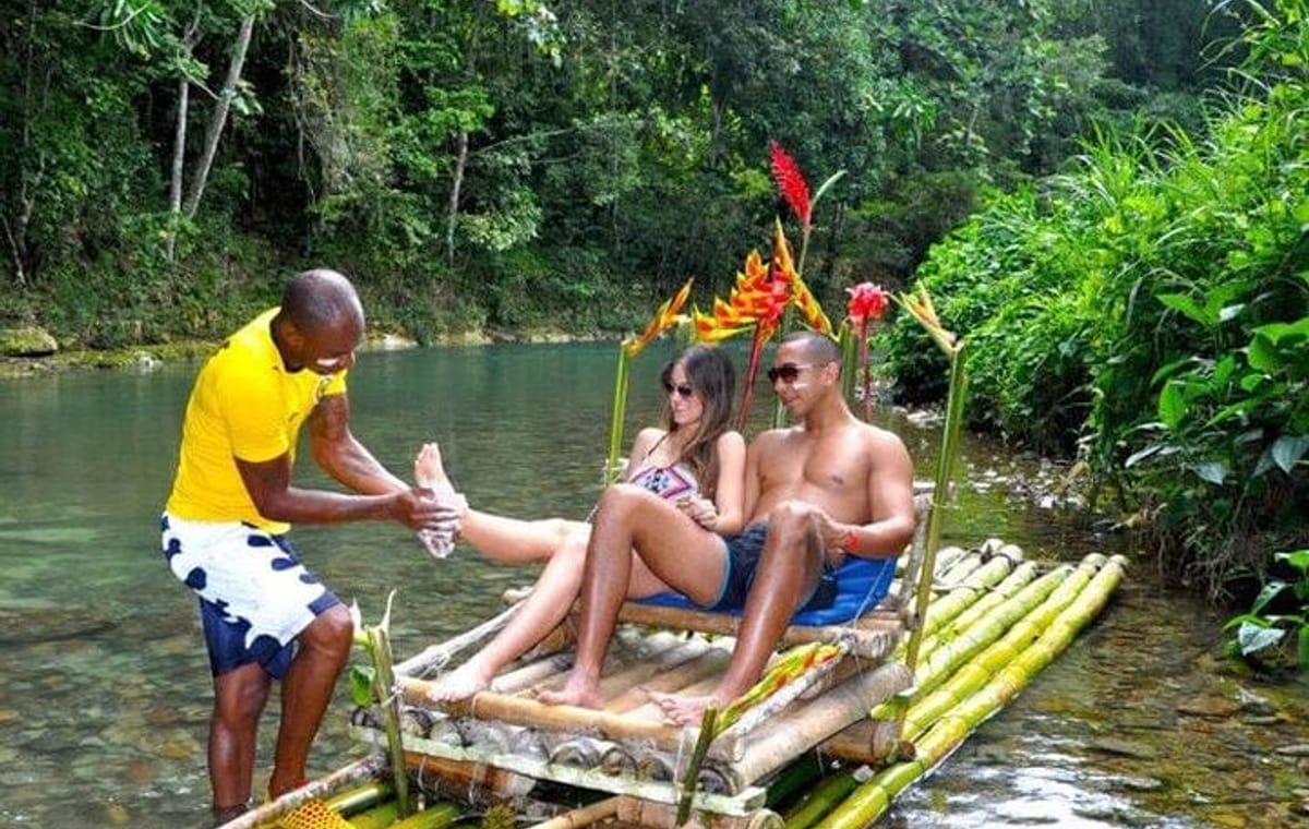 Grate River Rafting with Limestone Massage, Jet Ski and Parasailing combo tour