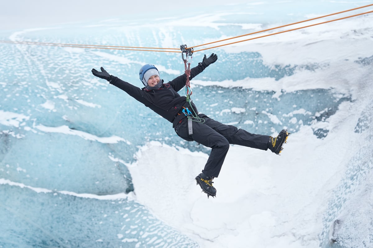 Glacier Zip Line & Glacier Hike, Iceland