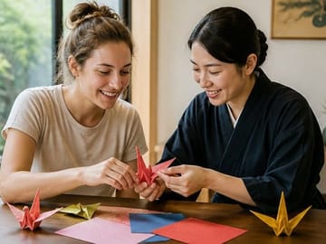 Origami Class in Kyoto with English-Speaking Instructor