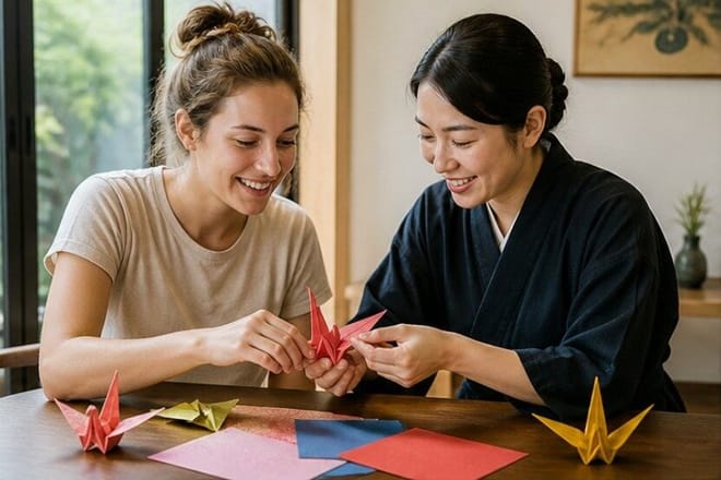 Origami Class in Kyoto with English-Speaking Instructor 2