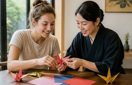 Origami Class in Kyoto with English-Speaking Instructor