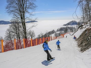 Skiing activity in Gabala