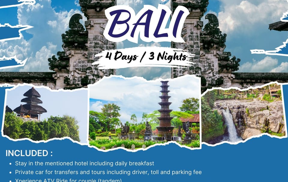 4-Day Private Tour of Bali's Landscapes and Culture
