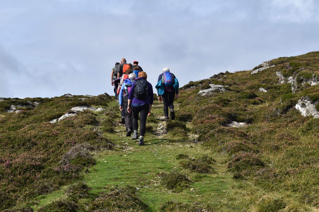Hill walking the Connemara hills or mountain ranges. Galway. Guided. Half or Full day 3