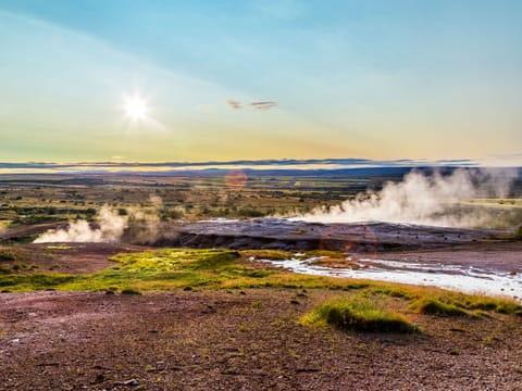 Geysir hot springs geothermal area