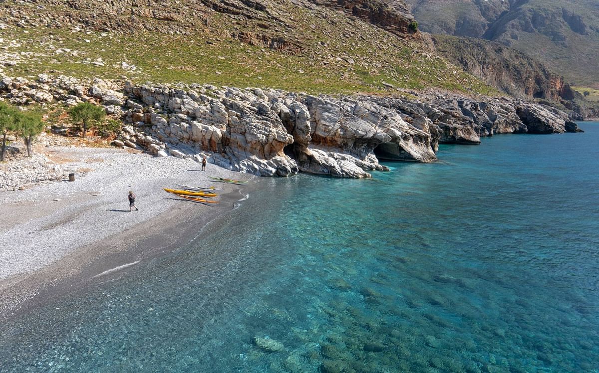 2-day sea kayaking in Samaria National Park, Crete