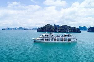 Athena Luxury Cruise in Halong Bay with Meals,Balcony Room & Cave