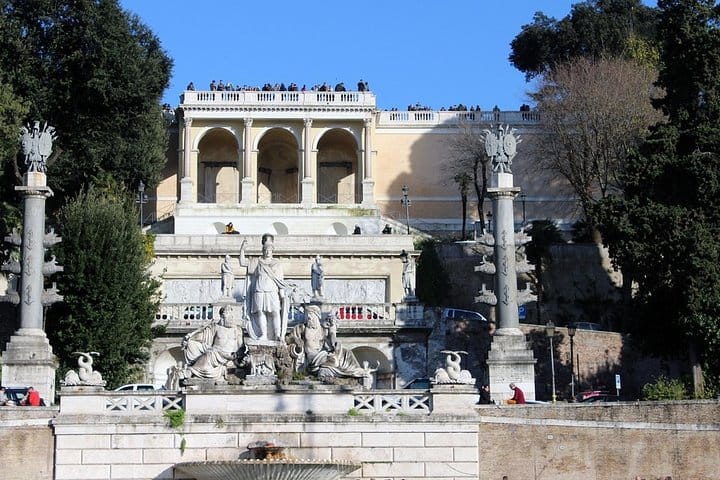 View of the Piazza del Popolo