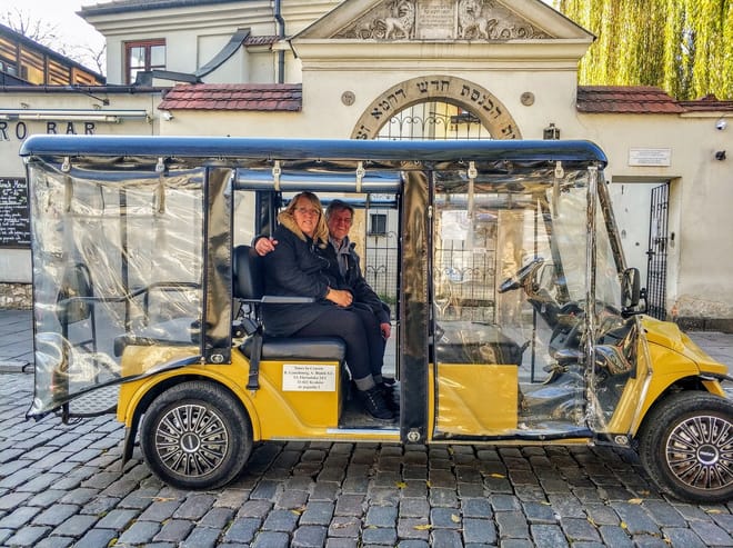 Krakow: Kazimierz Quarter and former Jewish Ghetto Sightseeing by Electric Golf Cart 7