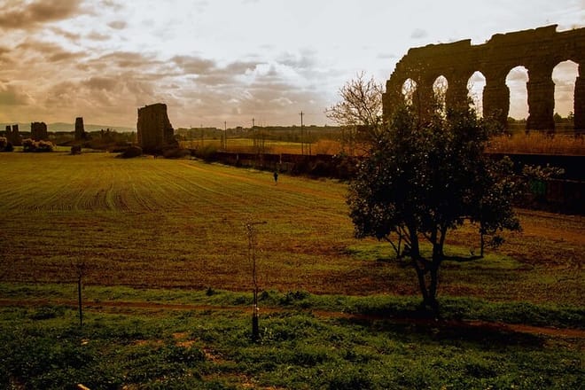 DELUXE Appian Way Bike Tour with Catacombs Visit & Lunch 10