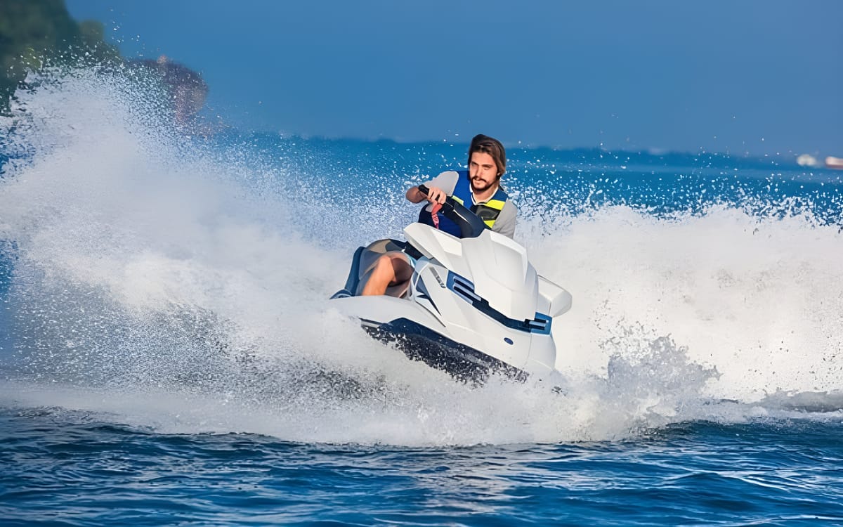 Miami 60-Minute Jet Ski Rental with Pontoon Ride