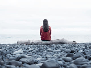 Living in the moment at Djúpalónssandur Snæfellsnes Peninsula