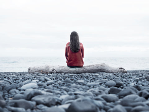 Living in the moment at Djúpalónssandur Snæfellsnes Peninsula