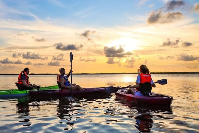 Cancun Lagoon Sunrise Kayak Adventure photo 3